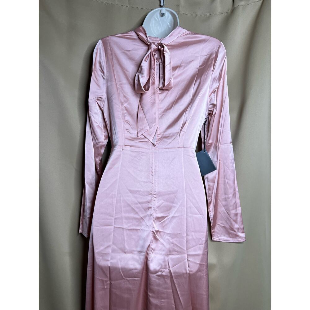 Area Stars Pink Satin Dress M - Picture 5 of 8